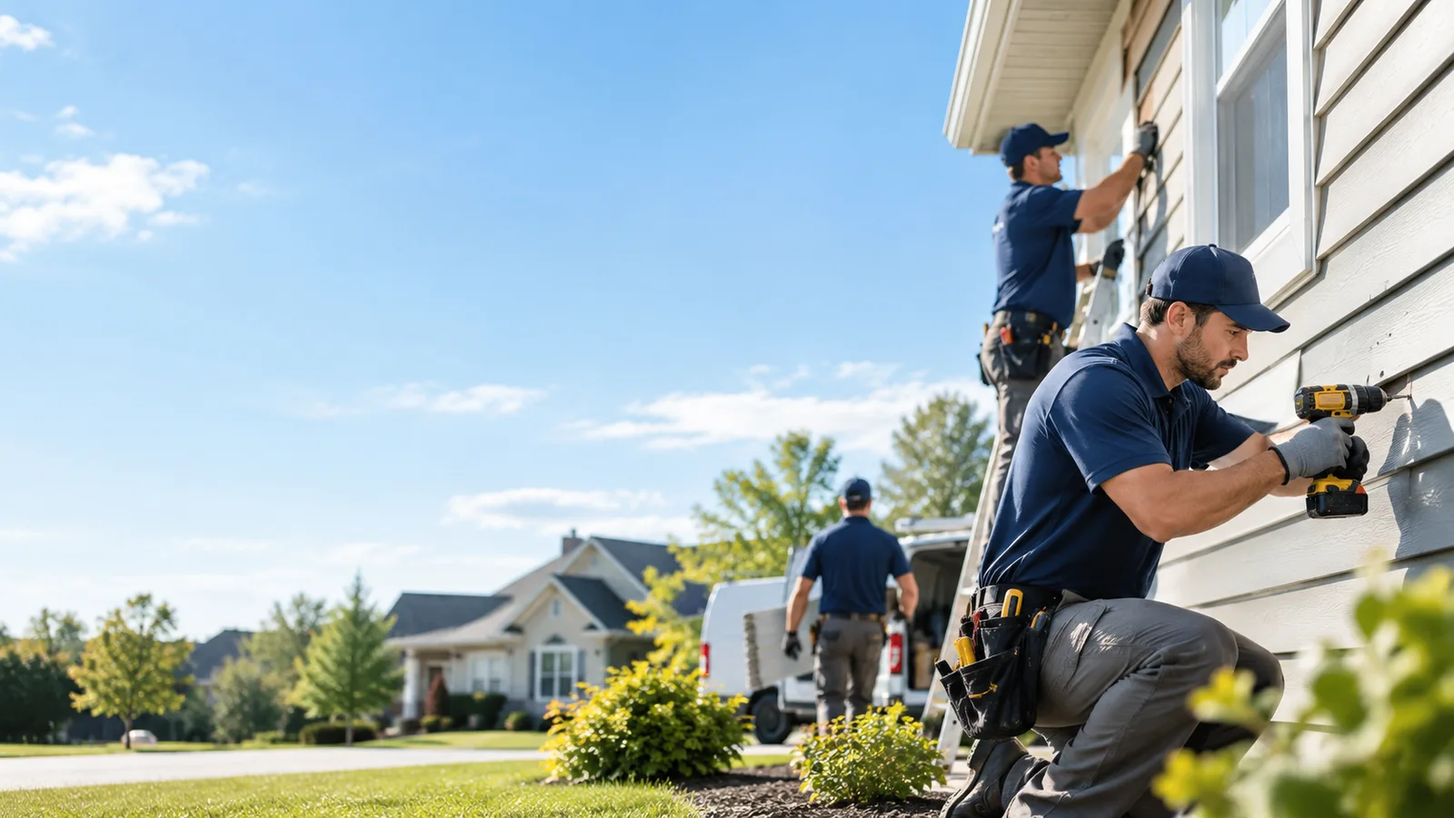 Siding Leak Repair in Morral, OH
